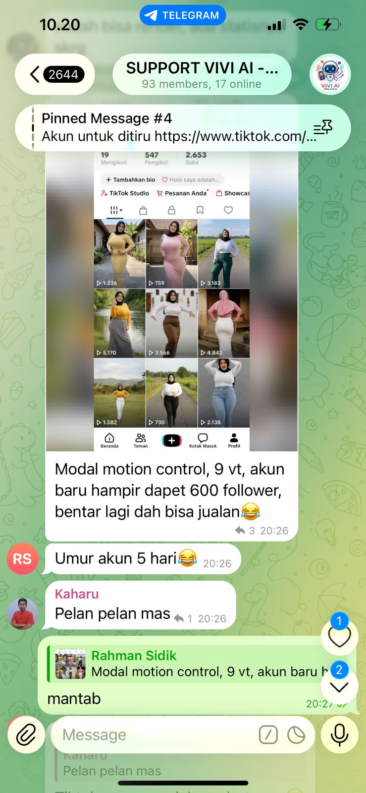 Testimoni Member 3 VIVI AI - Bisa produksi konten tanpa editing rumit