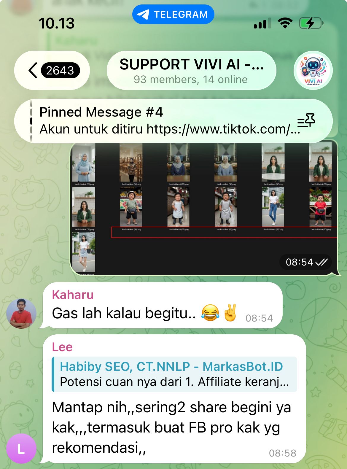 Testimoni Member 5 VIVI AI - Output stabil untuk bisnis
